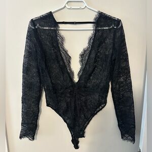 Lace body suit